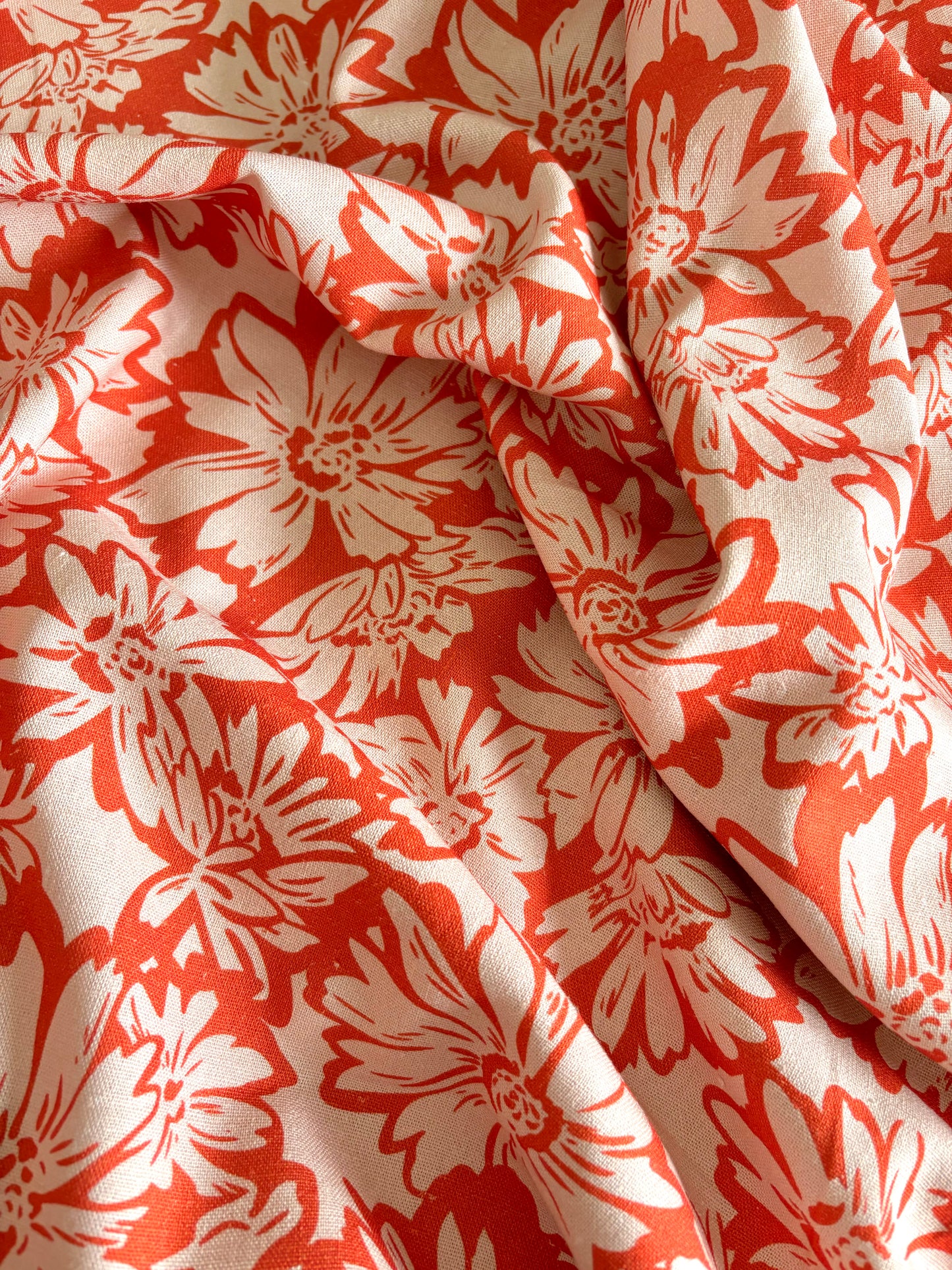 Floral Burst Linen Mix - Little Johnny