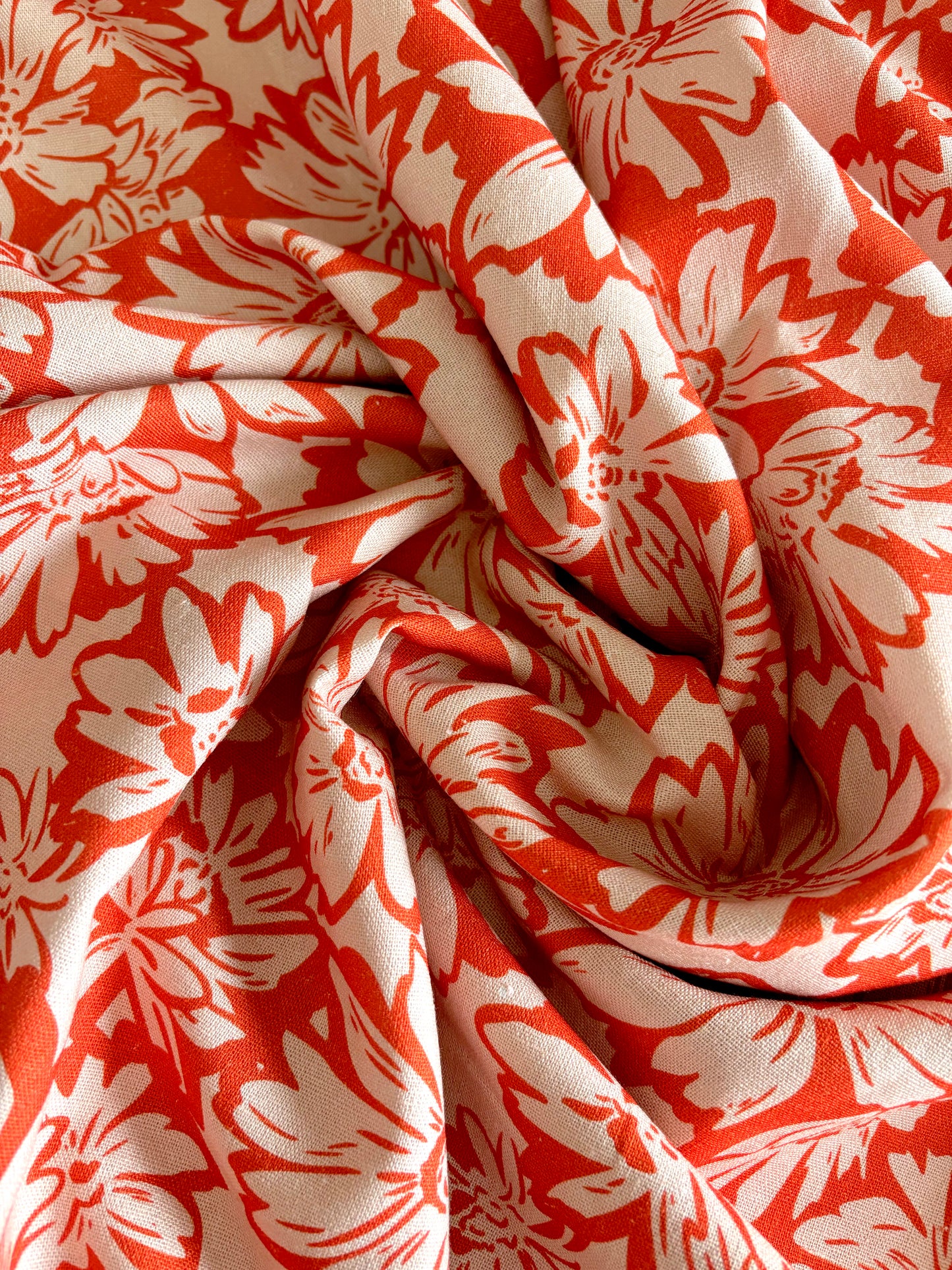 Floral Burst Linen Mix - Little Johnny