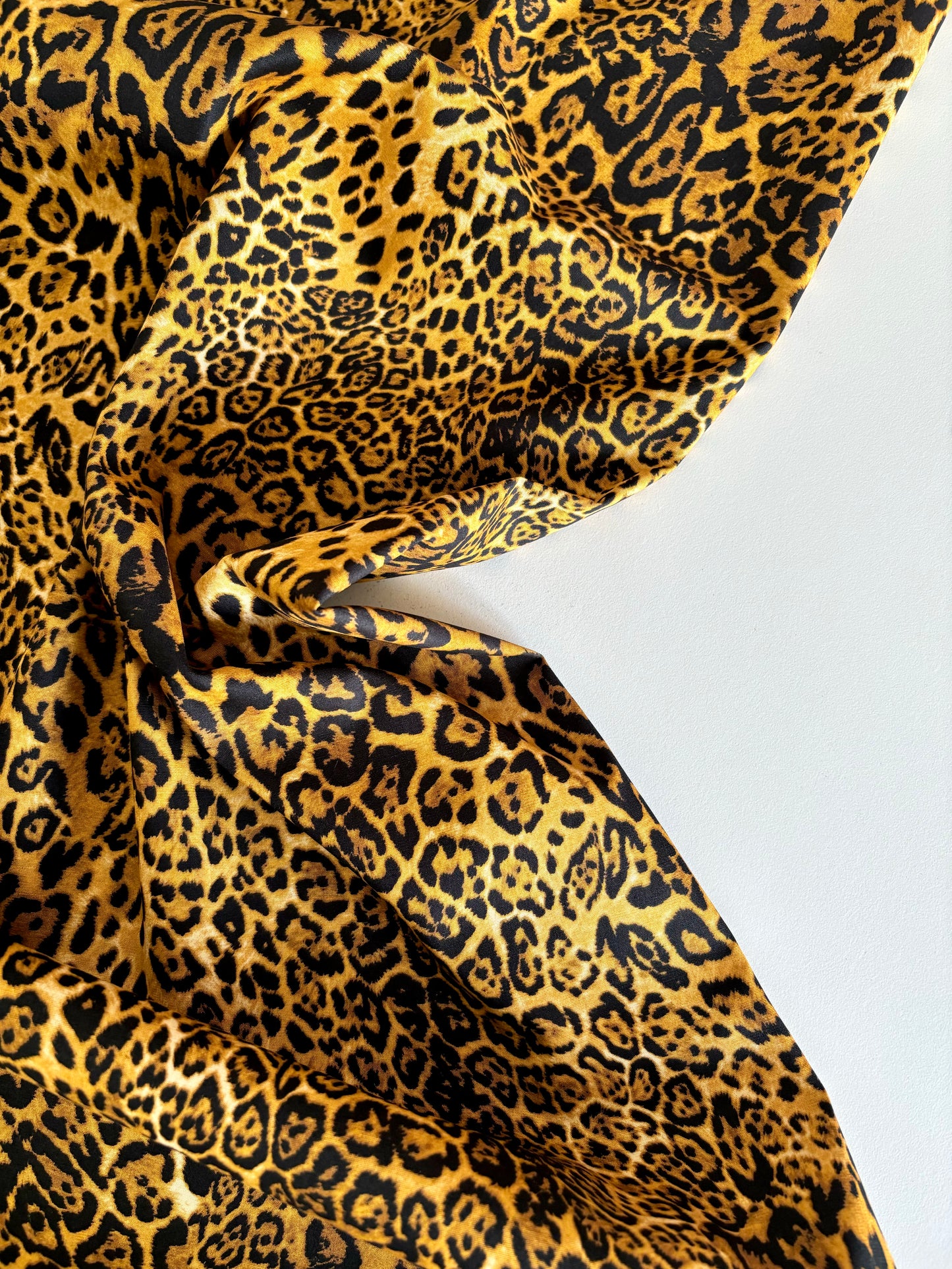 Leopard Print Cotton Poplin