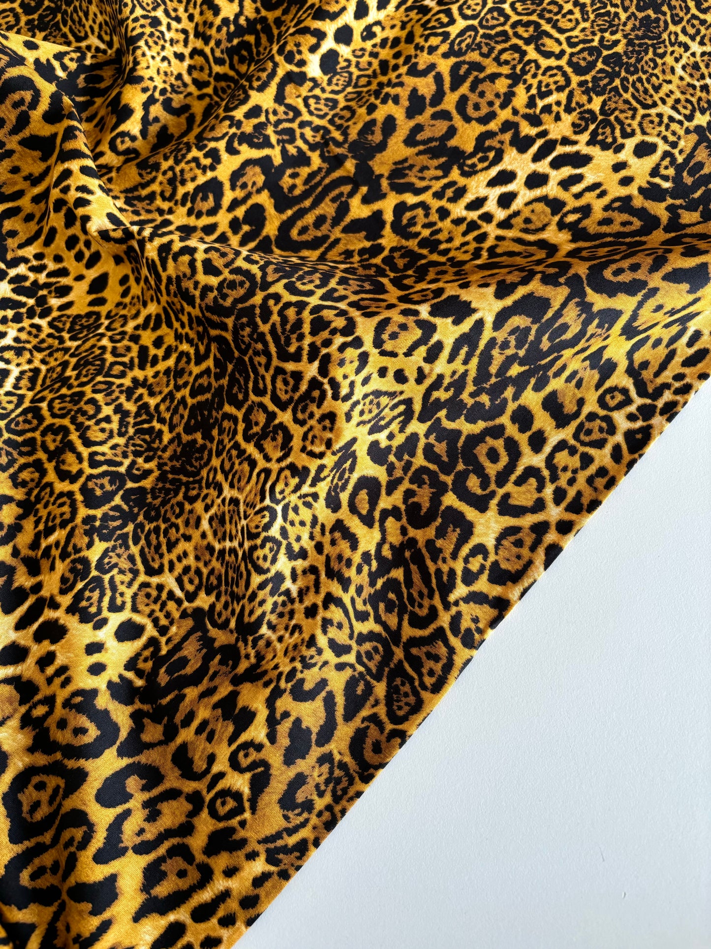 Leopard Print Cotton Poplin