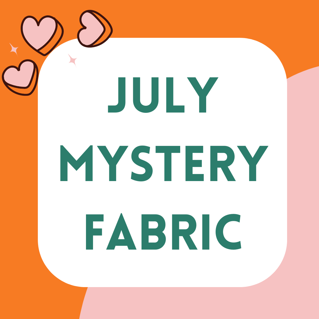 July Mystery Fabric Box