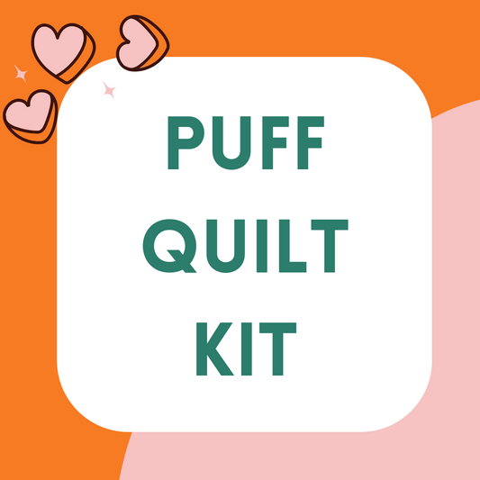 Puff Quilt Kit - Winter Pansy